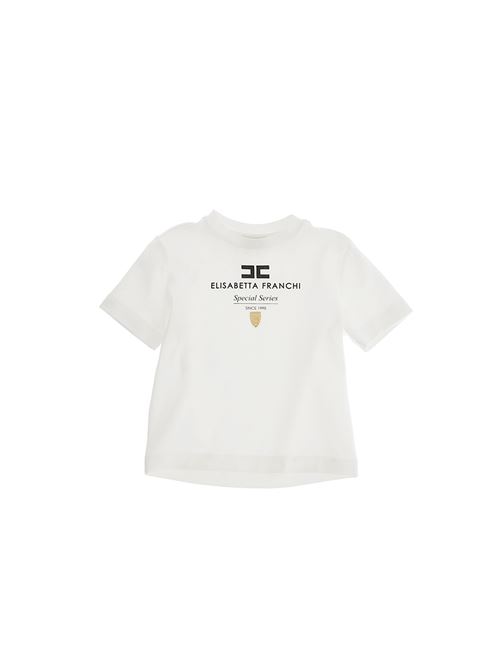 T-shirt, bambina, logata. ELISABETTA FRANCHI | EGTS088 0 JE006D028